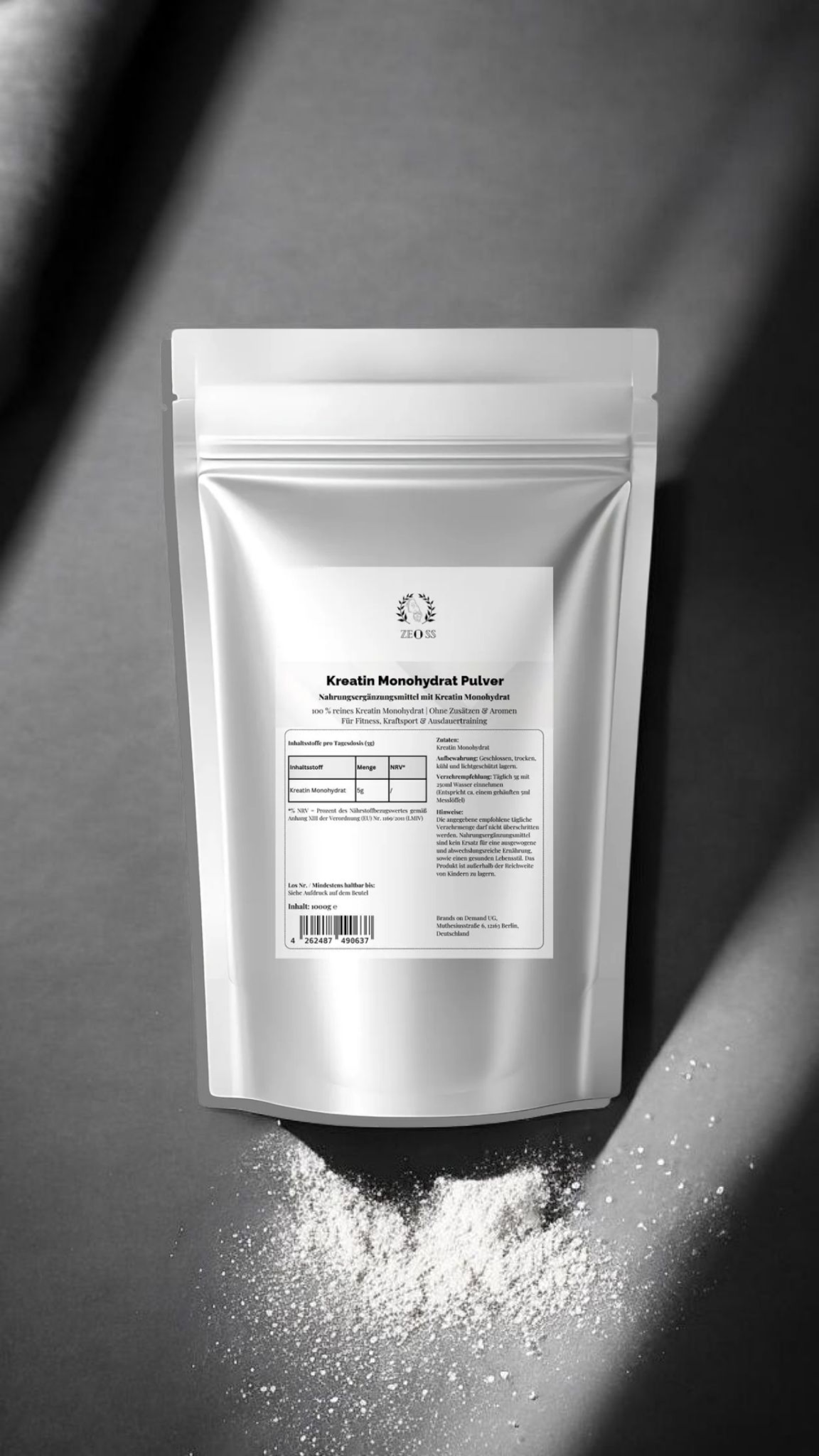 Kreatin Monohydrat - 1000g Doypack