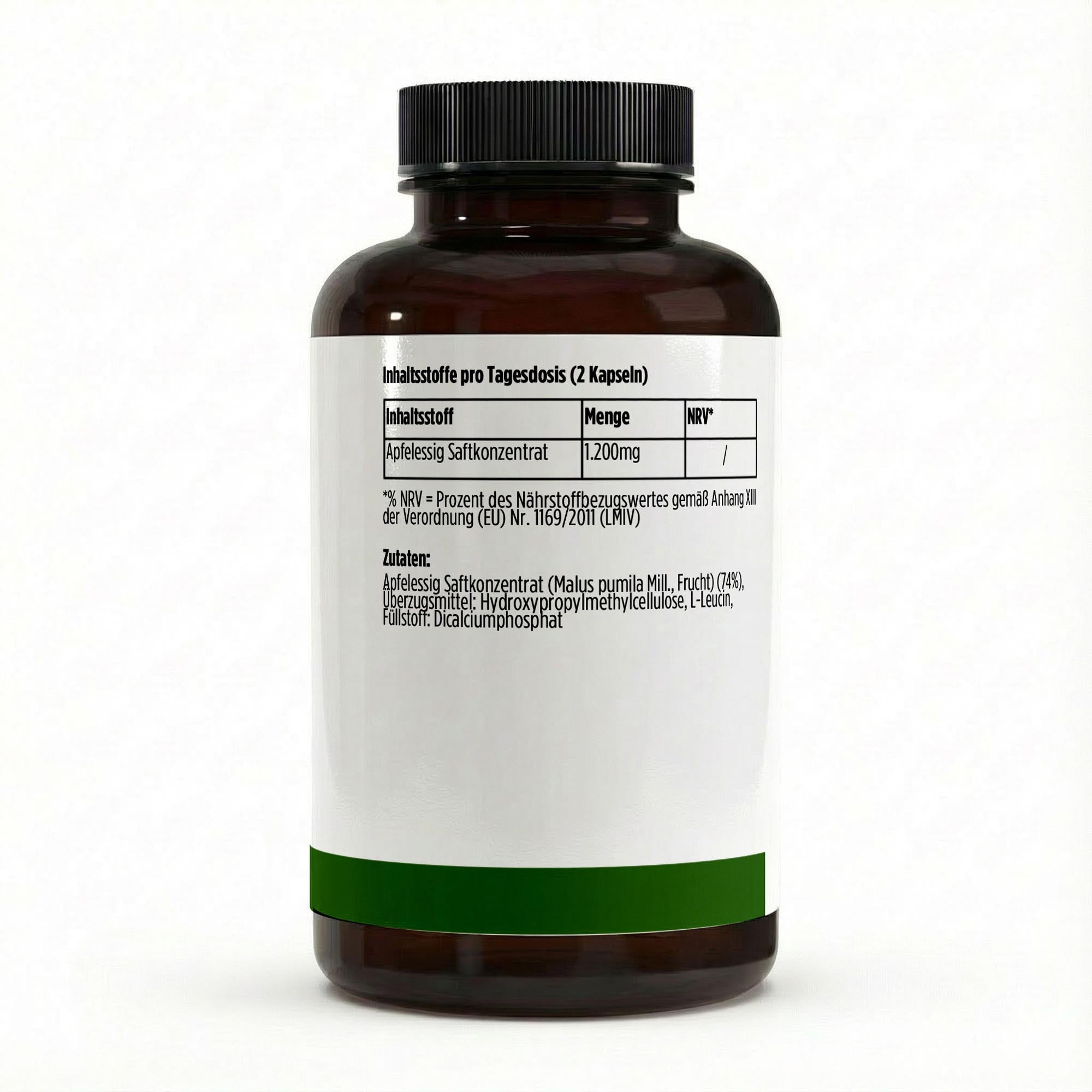 ZEOSS ACV+  Apfelessig Extrakt Kapseln (600mg je Kapsel) - 120 vegane Kapseln