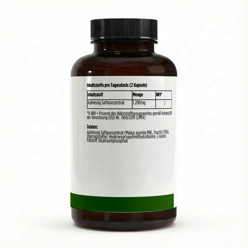 ZEOSS ACV+  Apfelessig Extrakt Kapseln (600mg je Kapsel) - 120 vegane Kapseln