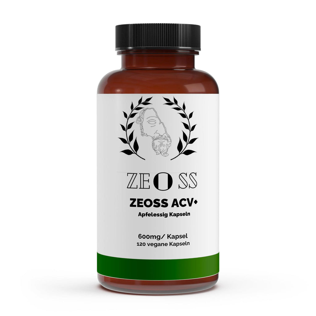 ZEOSS ACV+  Apfelessig Extrakt Kapseln (600mg je Kapsel) - 120 vegane Kapseln