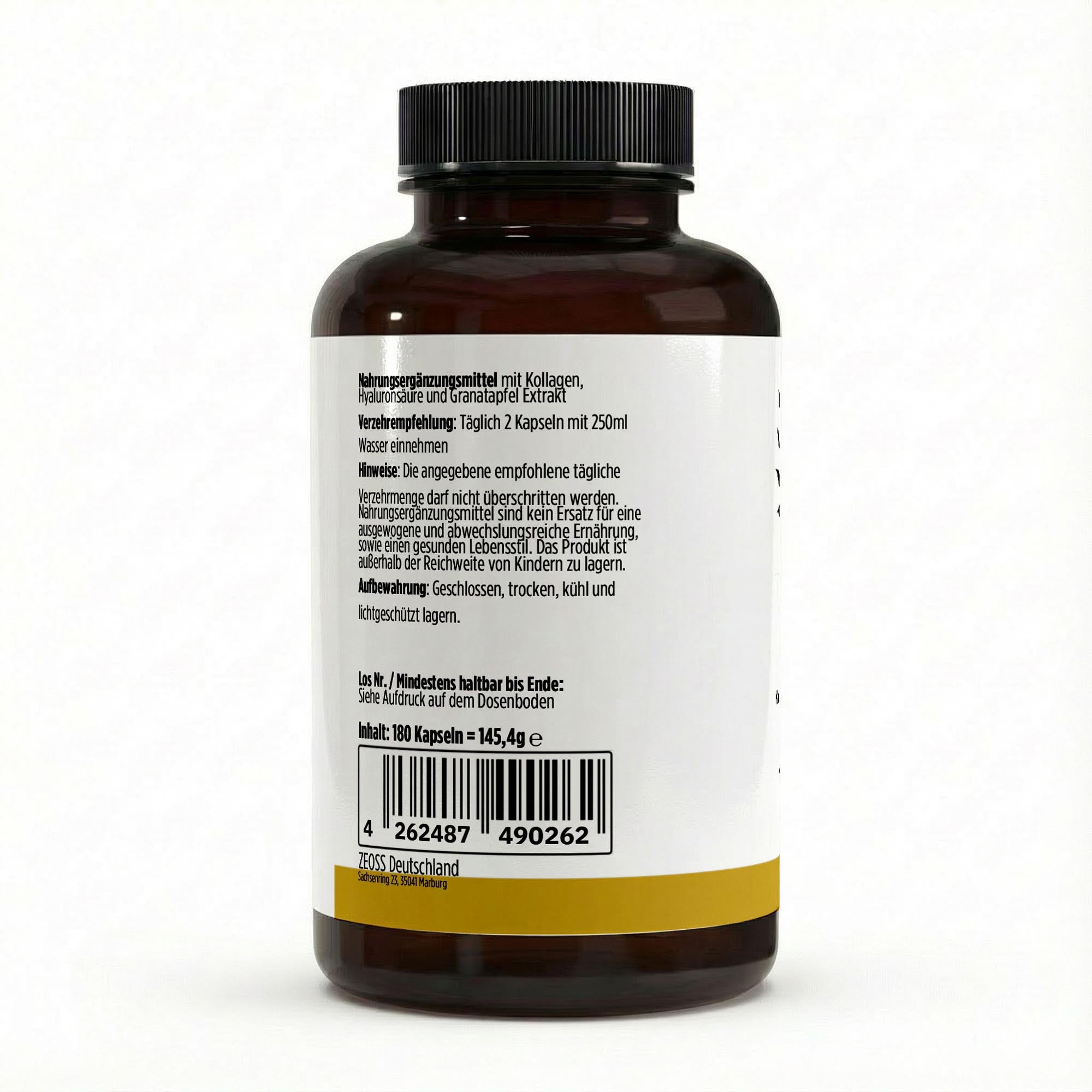 Kollagenhydrolysat PLUS (3000-5000 DA ) - 180 Kapseln