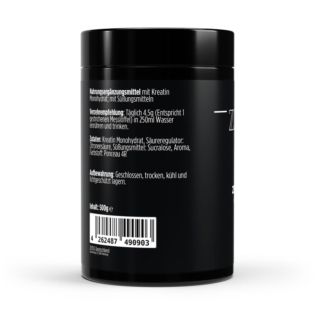 ZEOSS CREA+ Himbeer  Kreatin Monohydrat - 500g