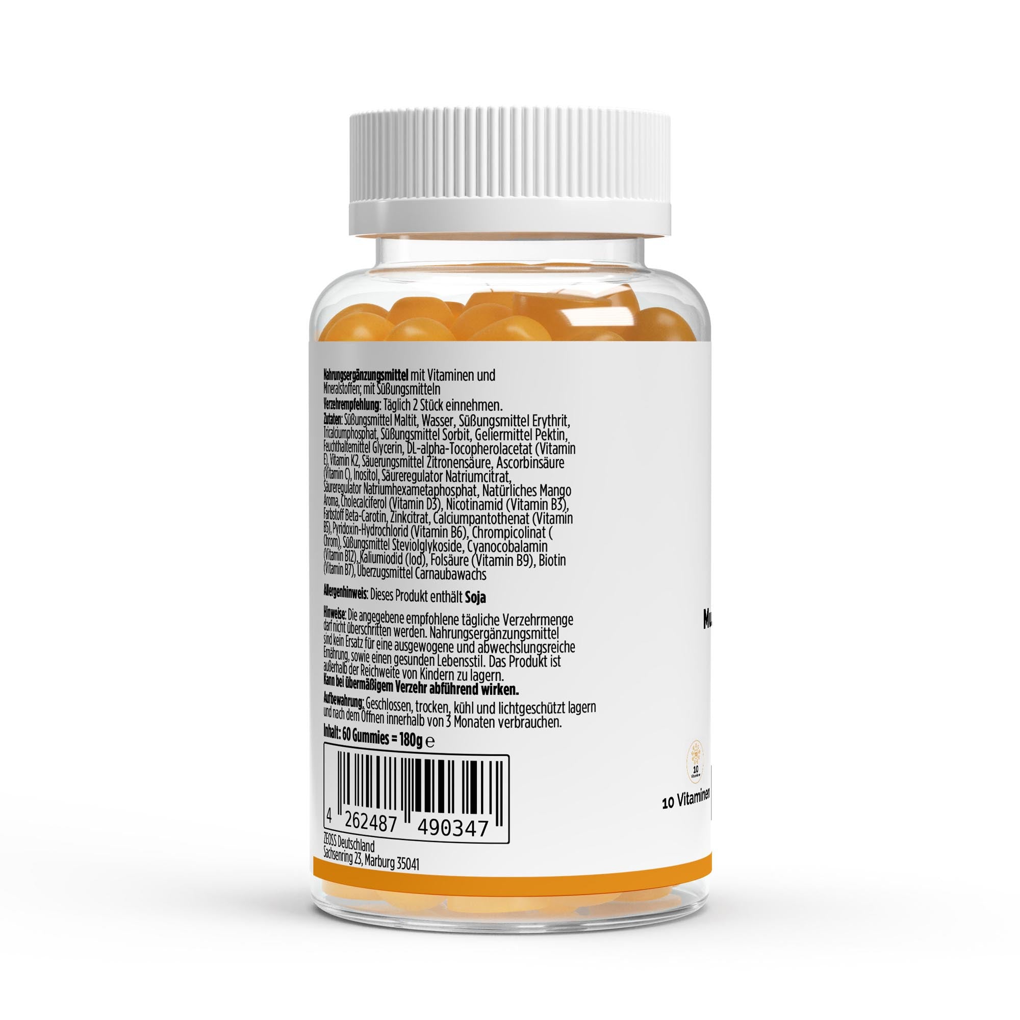 ZEOSS Multivitamin + Mineral Gummies  - 60 Stk.