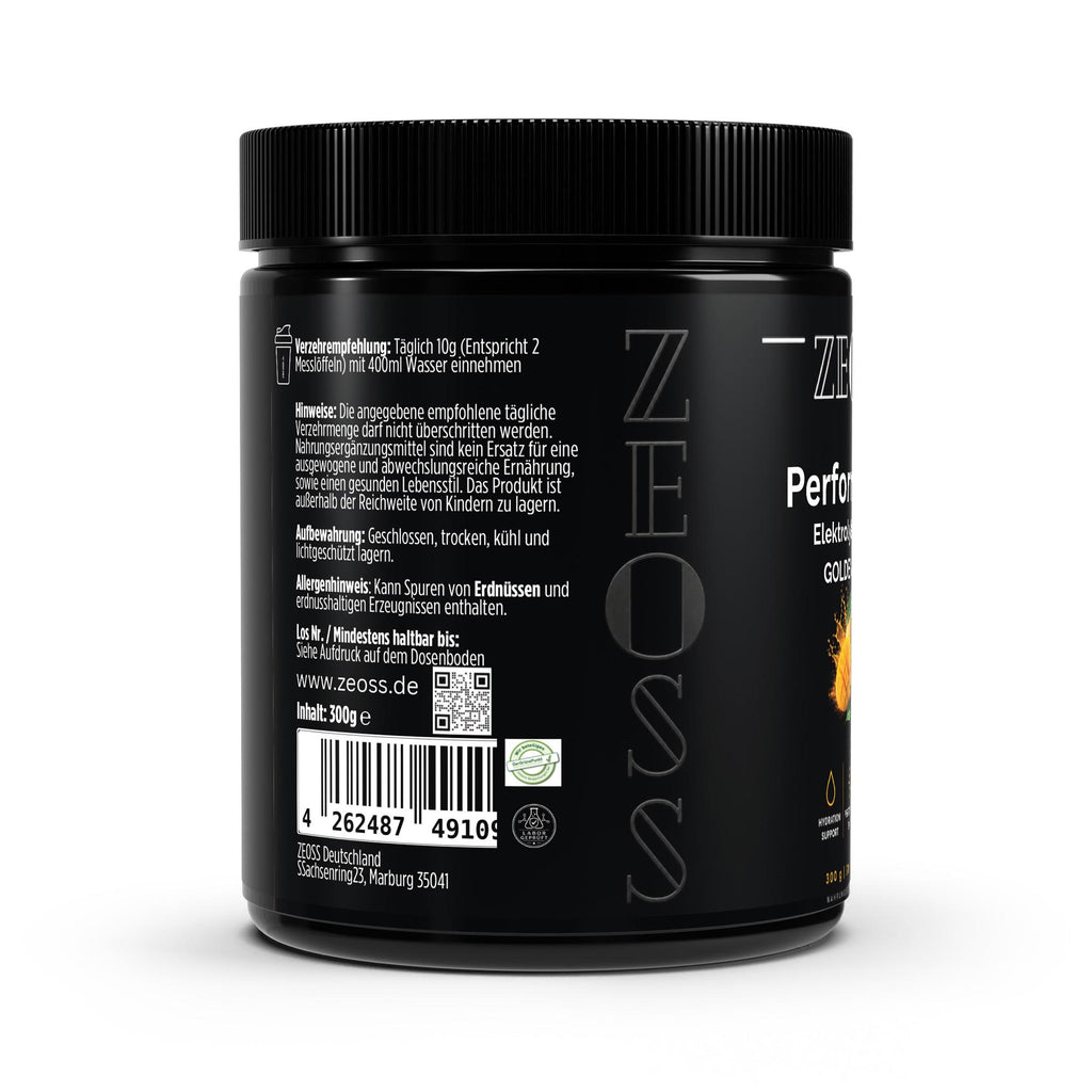 ZEOSS Performance+ Elektrolyte Pulver GOLDEN MANGO - 300g