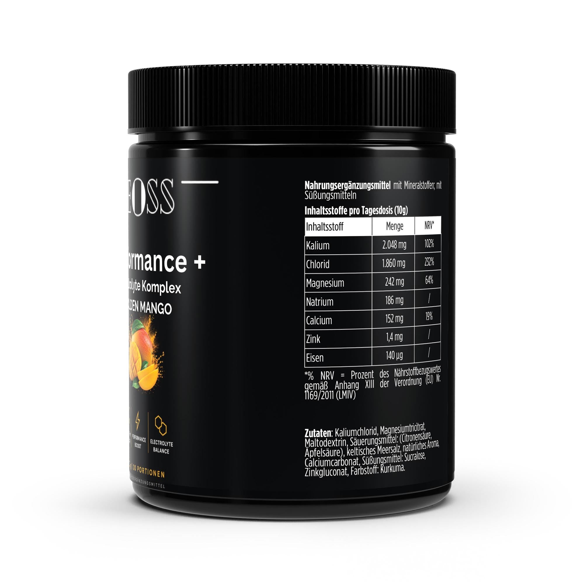 ZEOSS Performance+ Elektrolyte Pulver GOLDEN MANGO - 300g