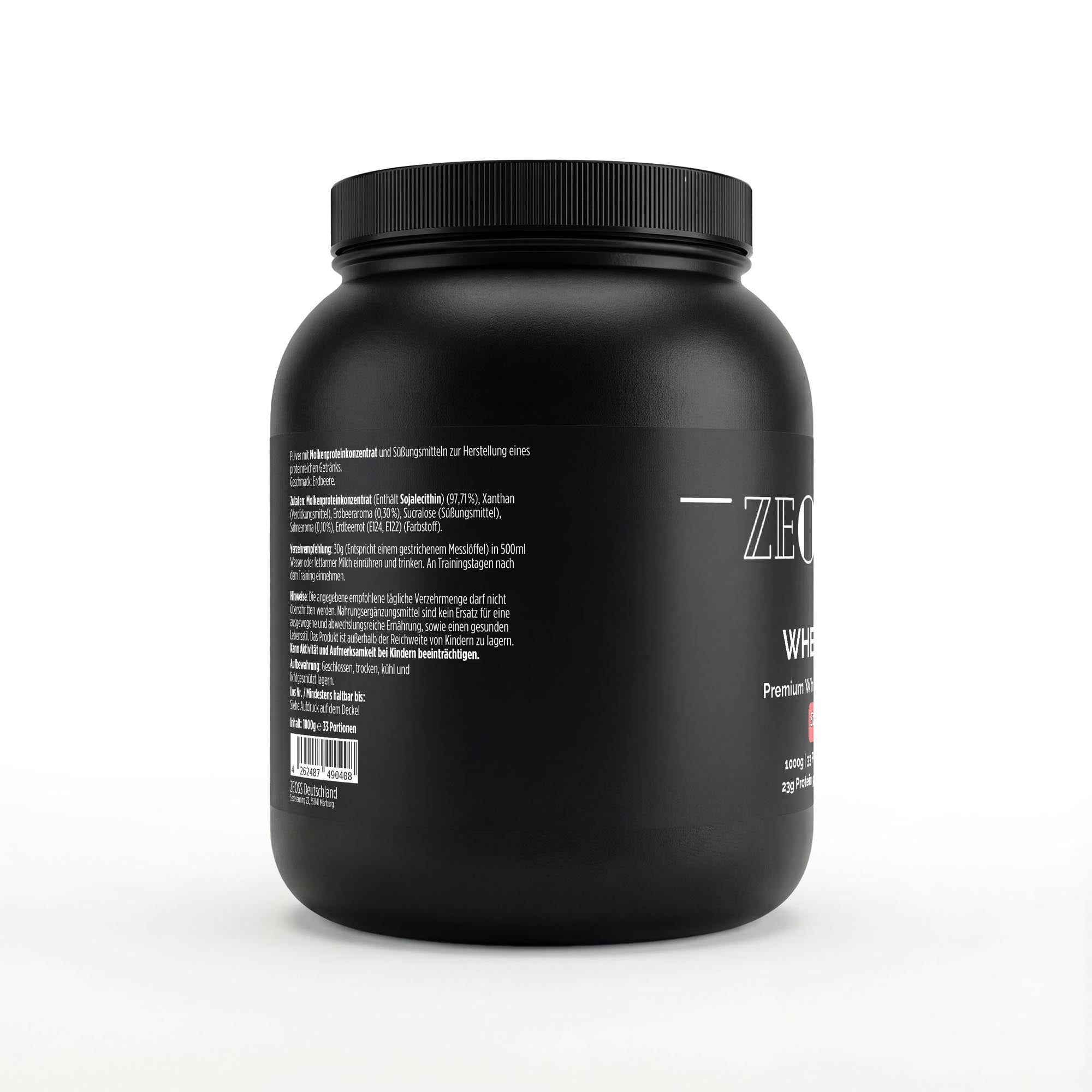 ZEOSS Premium Whey+ Protein Erdbeere - 1.000g