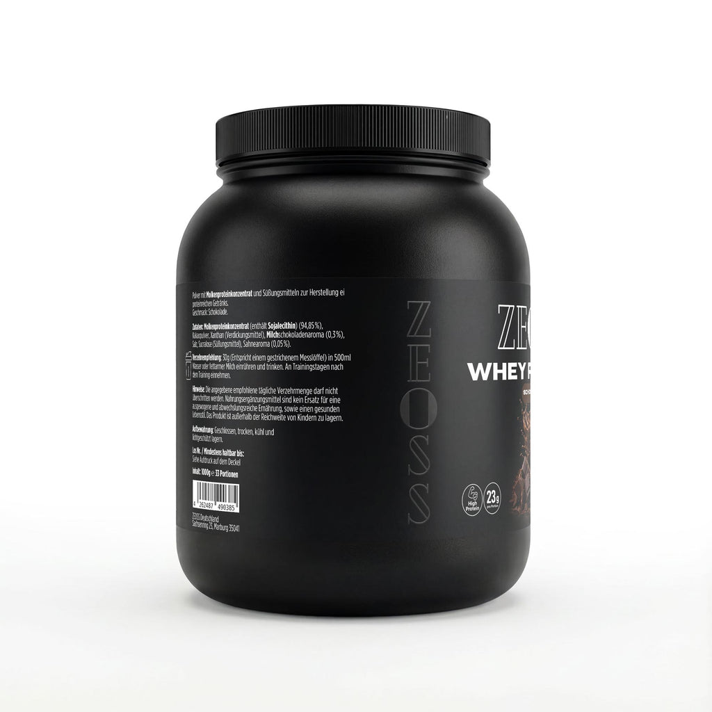 ZEOSS Premium Whey+ Protein schoko-sahne - 1.000g