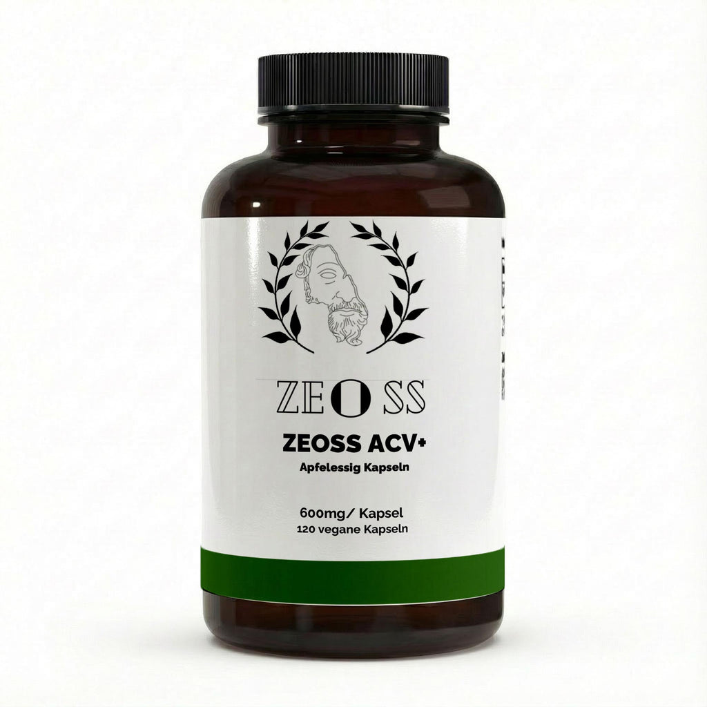 ZEOSS ACV+  Apfelessig Extrakt Kapseln (600mg je Kapsel) - 120 vegane Kapseln